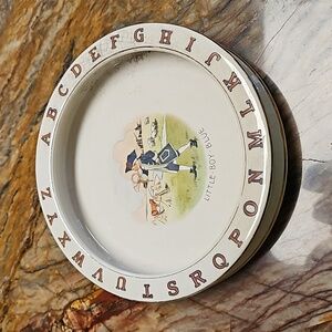 LITTLE BOY BLUE 1920's dish plate